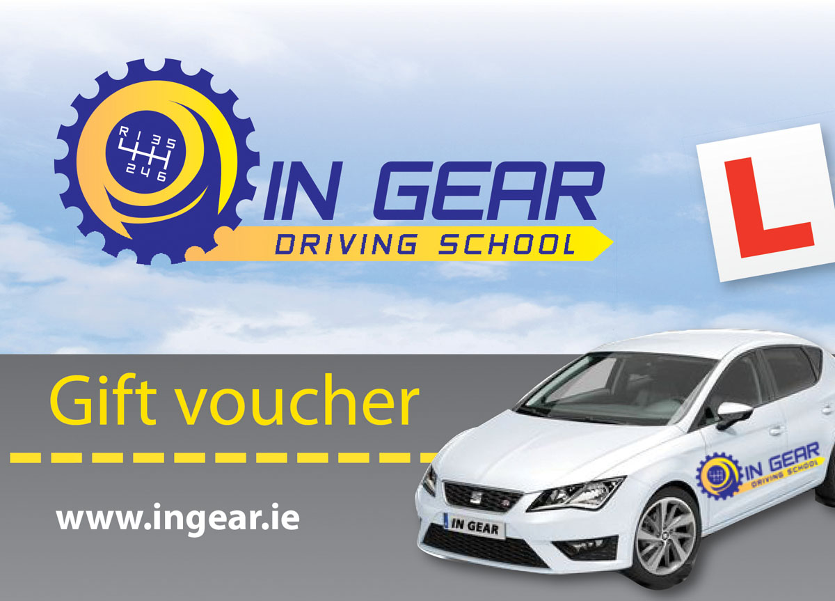 in gear driving lessons vouchers